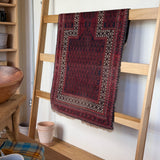 Vintage Lobster Detail Prayer Rug