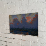 Vintage Cloud on Board Painting
