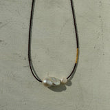 Pearls & Japanese Glass Bead Necklace Third Edition
