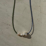 Pearls & Japanese Glass Bead Necklace Third Edition
