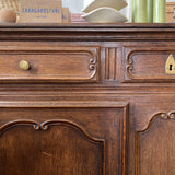Vintage Unique Belgian Two Door Buffet