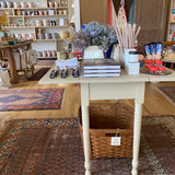 Vintage Grey Folding Leaf Table