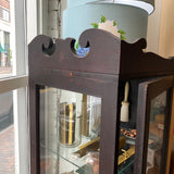 Vintage Bowdoin College Display Cabinet