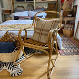 Vintage Rattan Rocker Chair
