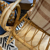 Vintage Rattan Rocker Chair