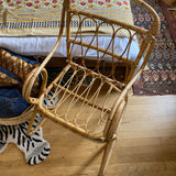 Vintage Rattan Rocker Chair