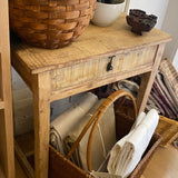 Vintage Flip Top Side Table