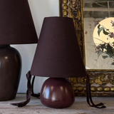 Appenzell Petite Red Burgundy Table Lamp