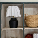 Voltaire Grande Ceramic Pleated Ruffled Table Lamp