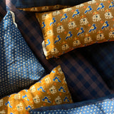 The Square Pillow in Birds of a Feather