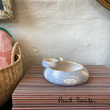 Light Blue Circle Olive Bowl