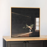 Tavern Window, Framed Stretched Print on Canvas by Sarah Madeira Day, 24x24