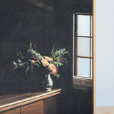 Tavern Window, Framed Stretched Print on Canvas by Sarah Madeira Day, 24x24