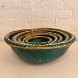 Vintage Paper Mache Star Nesting Bowls