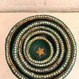 Vintage Paper Mache Star Nesting Bowls