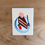 Choco Cake Greeting Card
