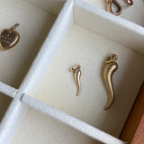 Vintage 9K Solid Gold Italian Horn Of Life or Plenty Charm