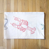 Lobster Embroidered Table Runner, Viand Exclusive!