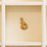 Vintage 14k Yellow Gold Mini Coin Charm
