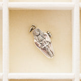 Vintage Sterling Silver King Tut Sarcophagus Locket Pendant