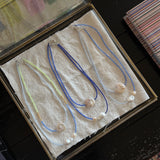 Pearls & Japanese Glass Bead Necklace