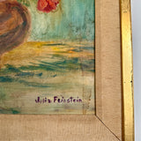 Vintage Julie Feinstein Still Life Oil Painting