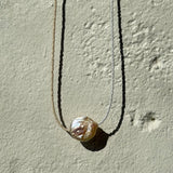 Pearls & Japanese Glass Bead Necklace