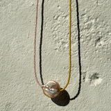 Pearls & Japanese Glass Bead Necklace