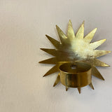 Brass Star Hanging Votive Holder