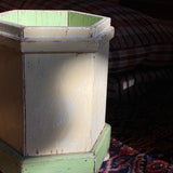 Vintage Painted Octagon Planter
