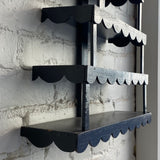 Vintage Scalloped Wall Shelf, 16"