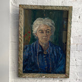 Vintage Oil Painting of Woman