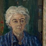 Vintage Oil Painting of Woman