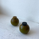 Vintage Bakelite Salt + Pepper Shakers