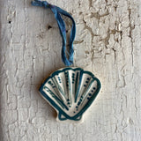 Ceramic Scallop Ornament