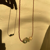 Pearls & Japanese Glass Bead Necklace