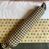 The Black and White Buffalo Check Bolster