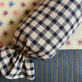 The Black and White Buffalo Check Bolster