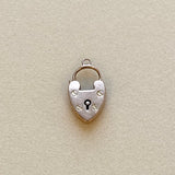 Vintage 9k Rose Gold Padlock Charm, c. 1900