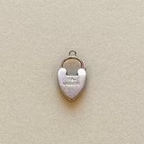 Vintage 9k Rose Gold Padlock Charm, c. 1900