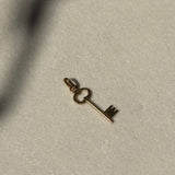 Vintage 18k Key Charm