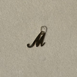 Vintage 14k Yellow Gold Letter "M" Charm