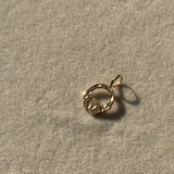 Vintage 14k Gold Claddagh Charm