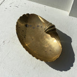 Vintage Brass Shell Dish