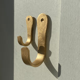 Coat Hook, Brass Finish