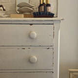 Vintage 4 Drawer White Cottage Dresser