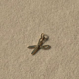 Vintage 14K Gold Scissors Charm