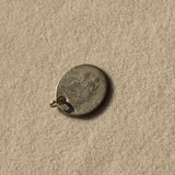 Silver Mexican Coin Charm Pendant Vintage c1870