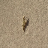 Vintage Signed 14K Solid Yellow Gold Lightning Bolt