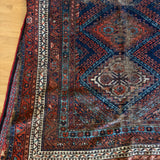 Vintage Purples and Blues Throw Rug